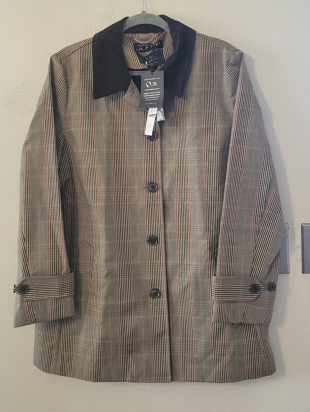 J. Crew Barn Jacket in Plaid Double-faced Cotton - Brown, green, red - Picture 8 of 15